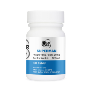 SUPERMAN (Viagra 10mg / Cialis 20mg) | 50 tabs